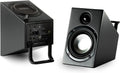Black Set of 2 Powered Speakers U9364
