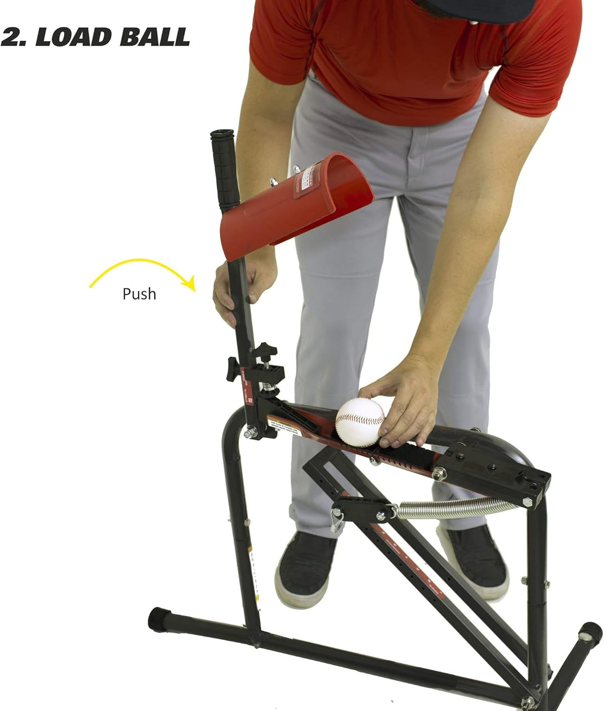 50 MPH Baseball & Softball Pitching Machine X407376