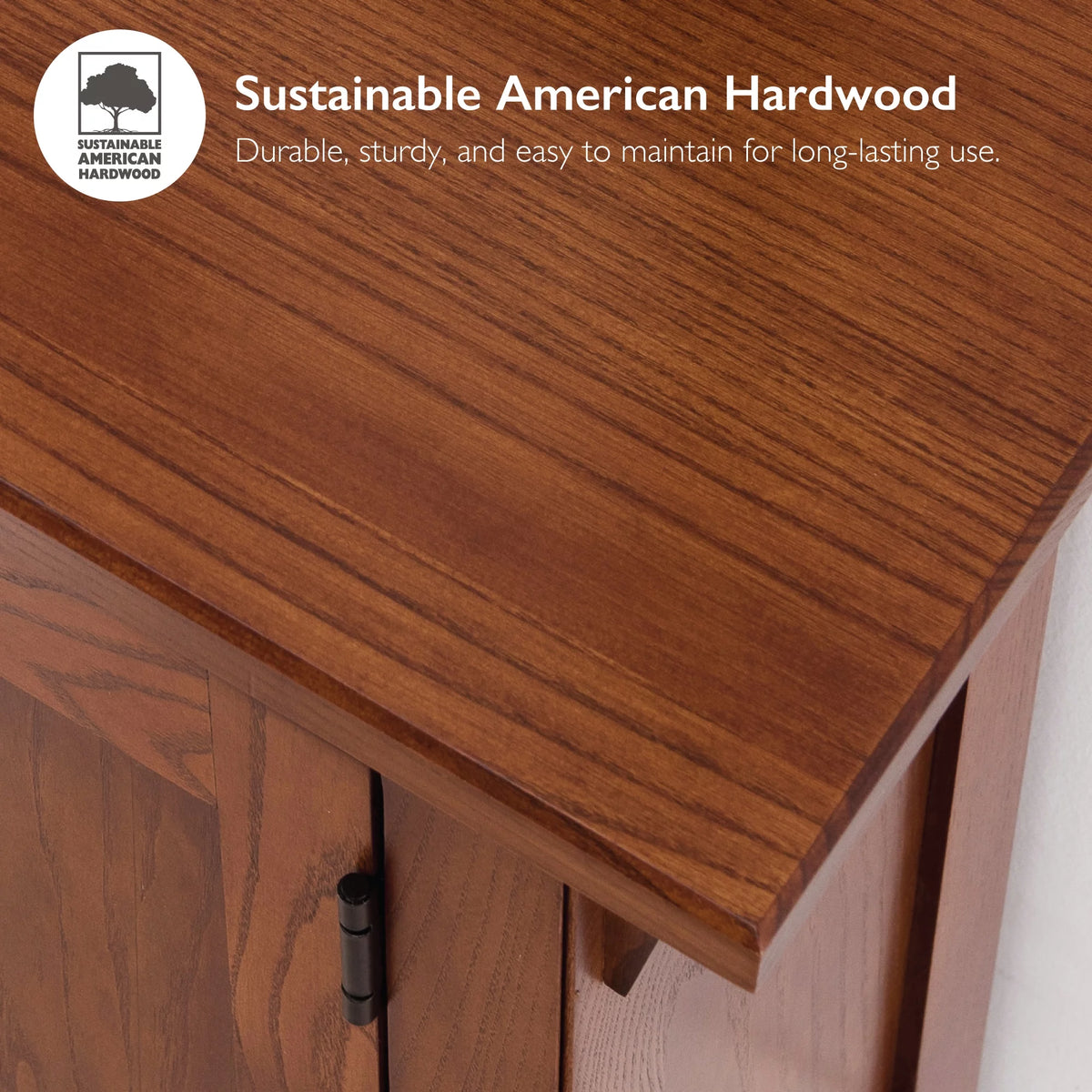Russet Solid Wood End Table W905
