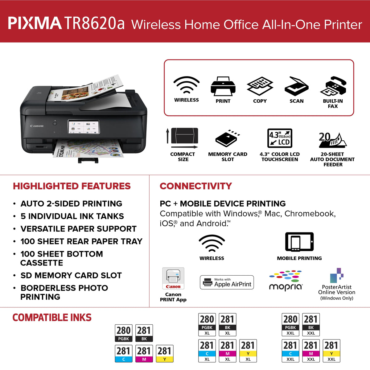 Wireless Inkjet All-In-One Printer C5800