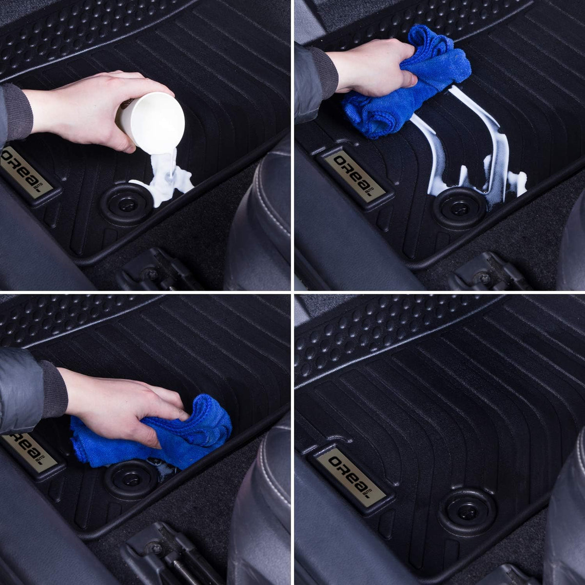Black Floor Mats Liners R962