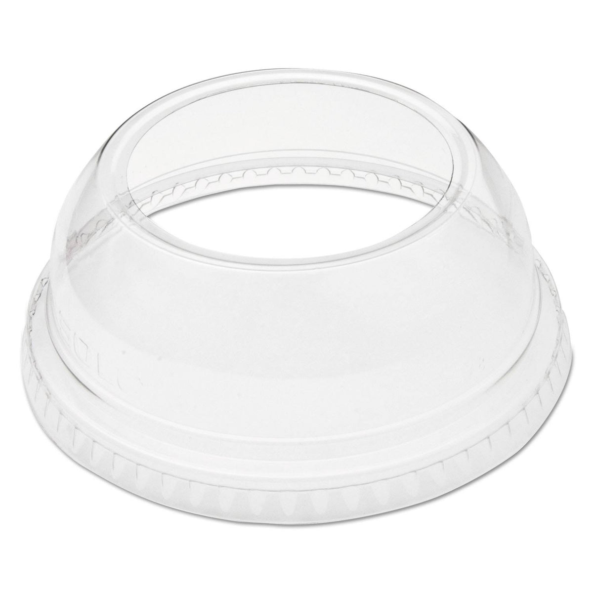Clear Open-Top Dome Lid for 9-22 oz Plastic Cups W3284