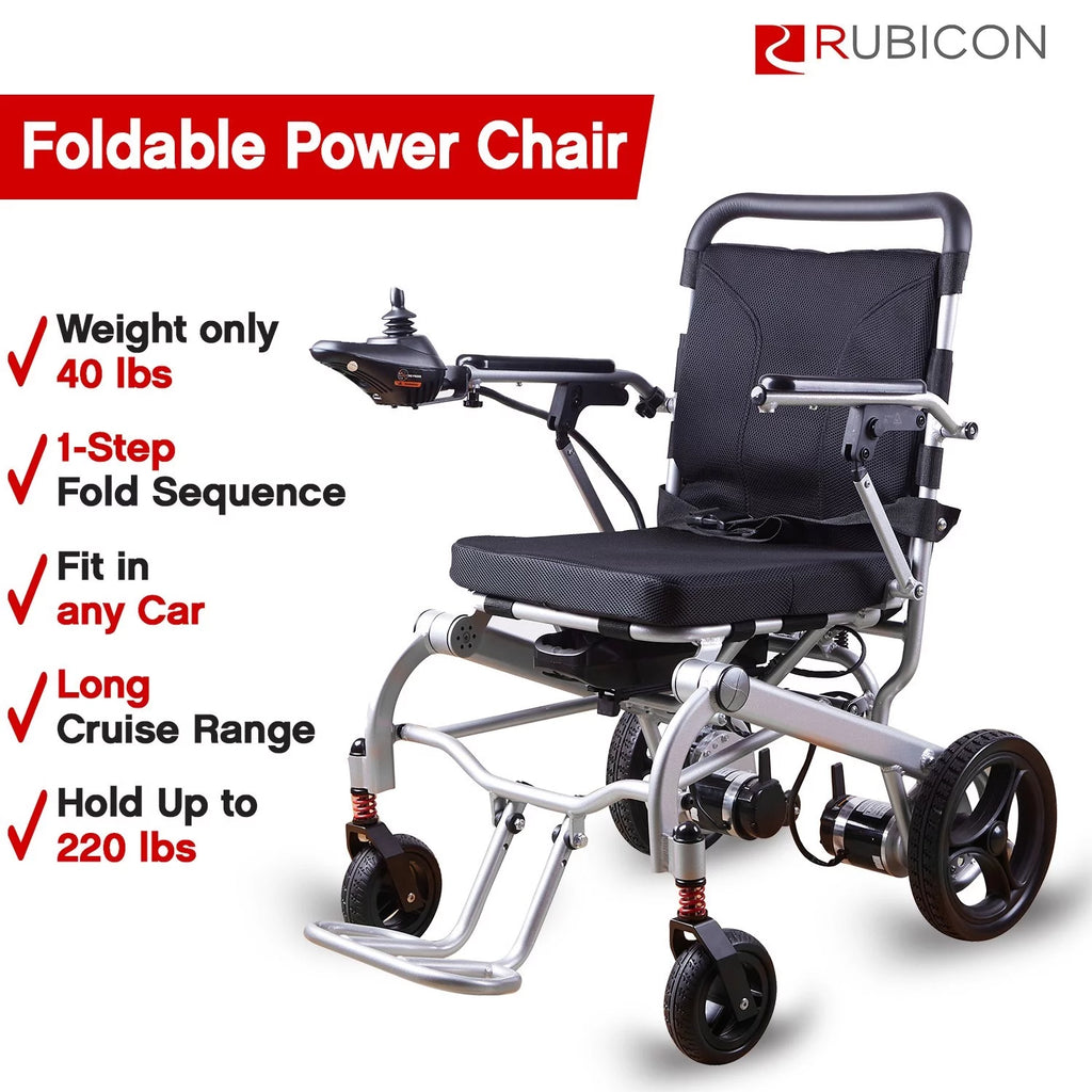 Super Lightweight Foldable Electric Wheelchair with Detachable Battery T9925