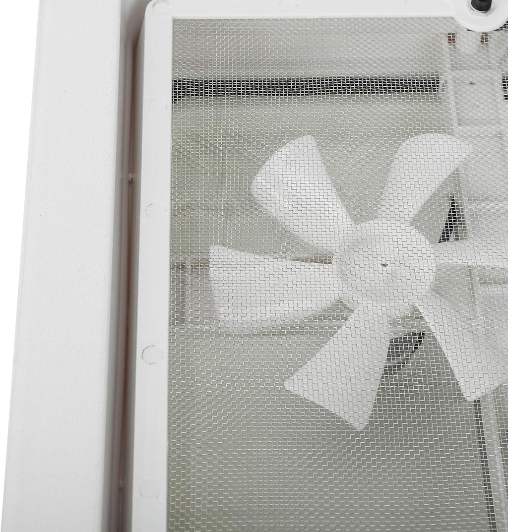 14 RV Roof Vent with 12V Fan White Lid O703634