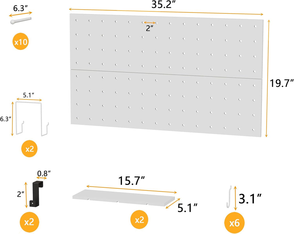 Craft Organizers and Storage Cabinet with Power Outlet, Pegboard, Vinyl Holders H52353