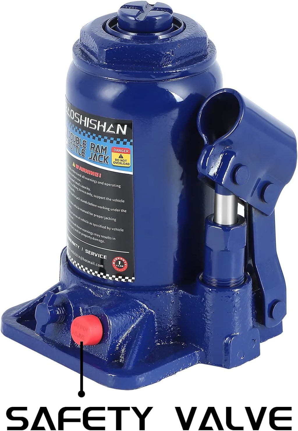 4 Ton Hydraulic Bottle Jack with Carrying Case P486617