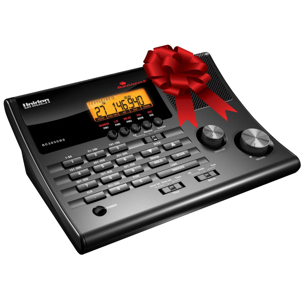 500 Channel Scanner and Alarm Clock with FM Radio and Weather Alert S981