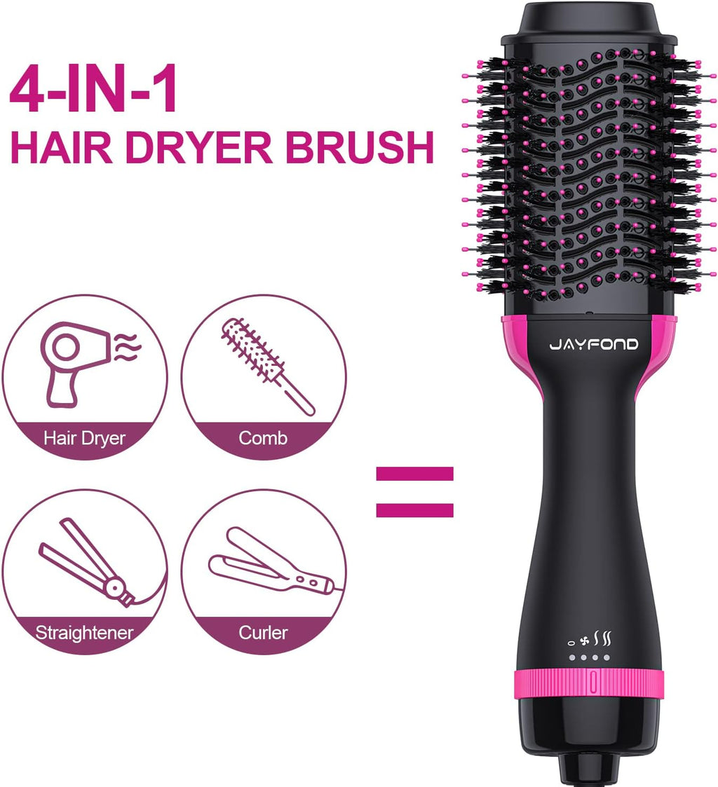 4 in 1 Hot Negative Ion Anti-Frizz Blowout Hair Dryer Brush A204534