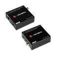 Analog & Digital Audio Extender Converter Over Single Cat5e/6 up to 1640 FT Q81649
