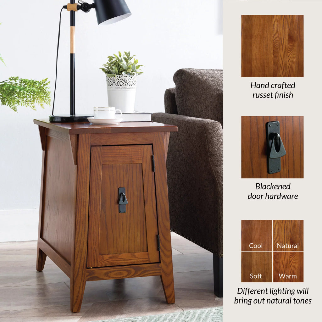 Russet Solid Wood End Table W905