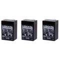 6 Volt 4.5Ah Rechargeable Sealed Battery 3 Pack K4765