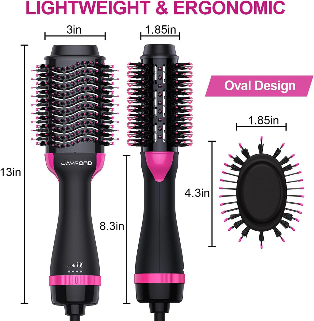 4 in 1 Hot Negative Ion Anti-Frizz Blowout Hair Dryer Brush A204534