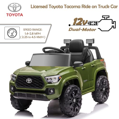 12V Black Kids Ride on Truck with Remote Control Q268
