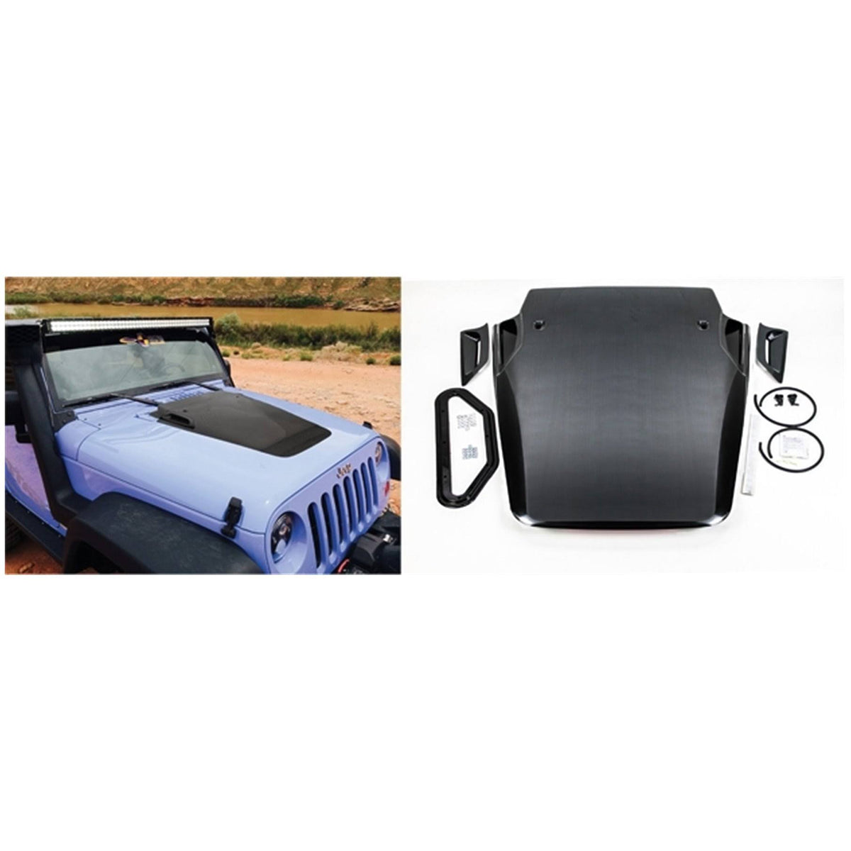 Carbon Fiber Hood Cowl O3801