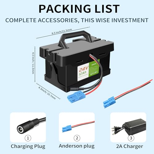 24V 12Ah Lithium Battery for Ride-On Cars N63697