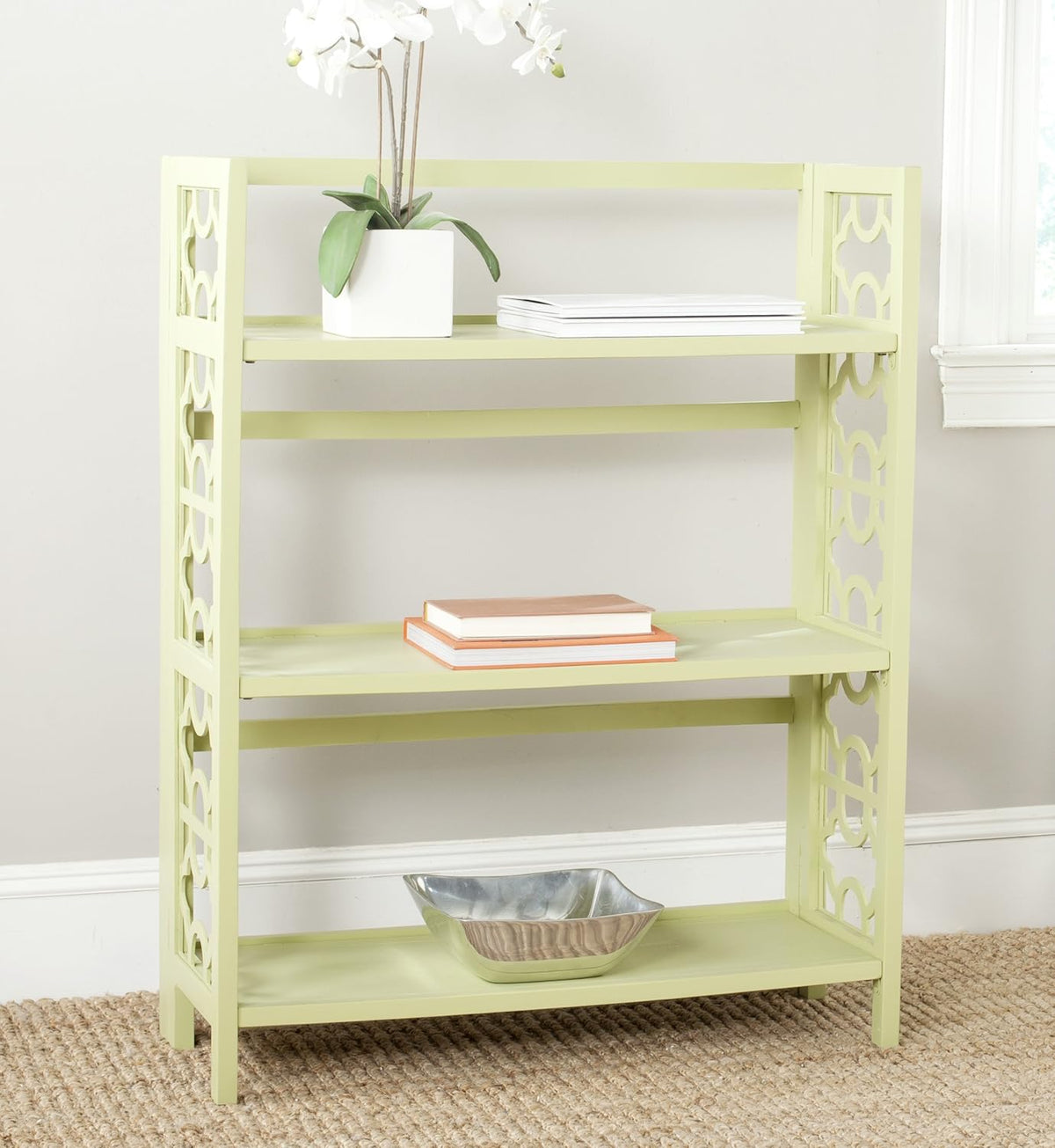 Black 3-Shelf Bookcase F304