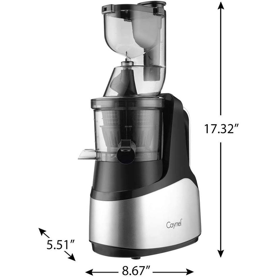 Slow Masticating Juicer Cold Press Extractor with Wide Chute Red C199