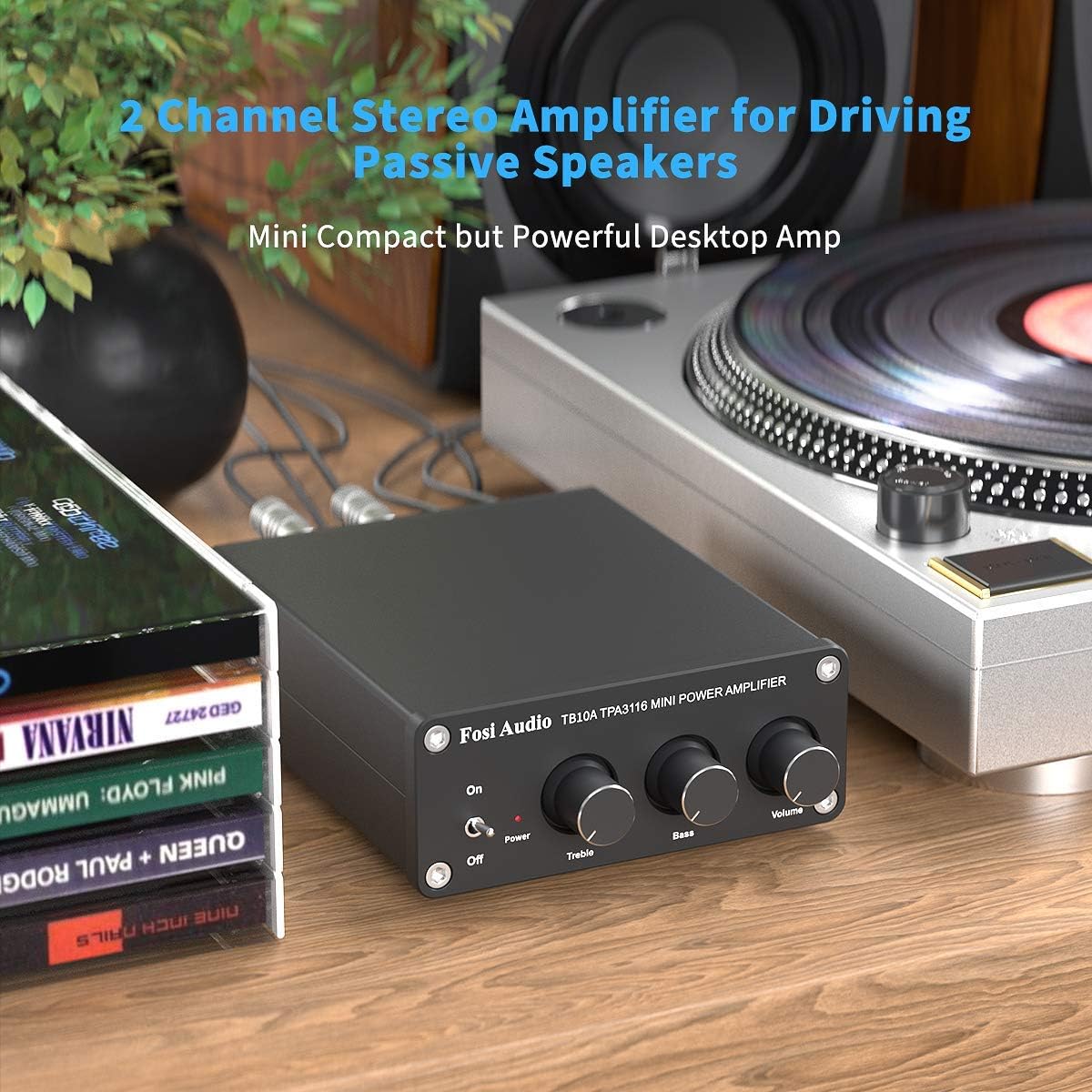 2 Channel Stereo Audio Amplifier 100W x 2 U137