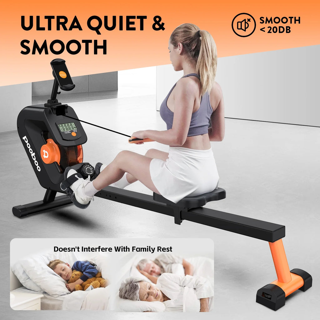 Foldable Magnetic Rowing Machine 8 Level Resistance V44080