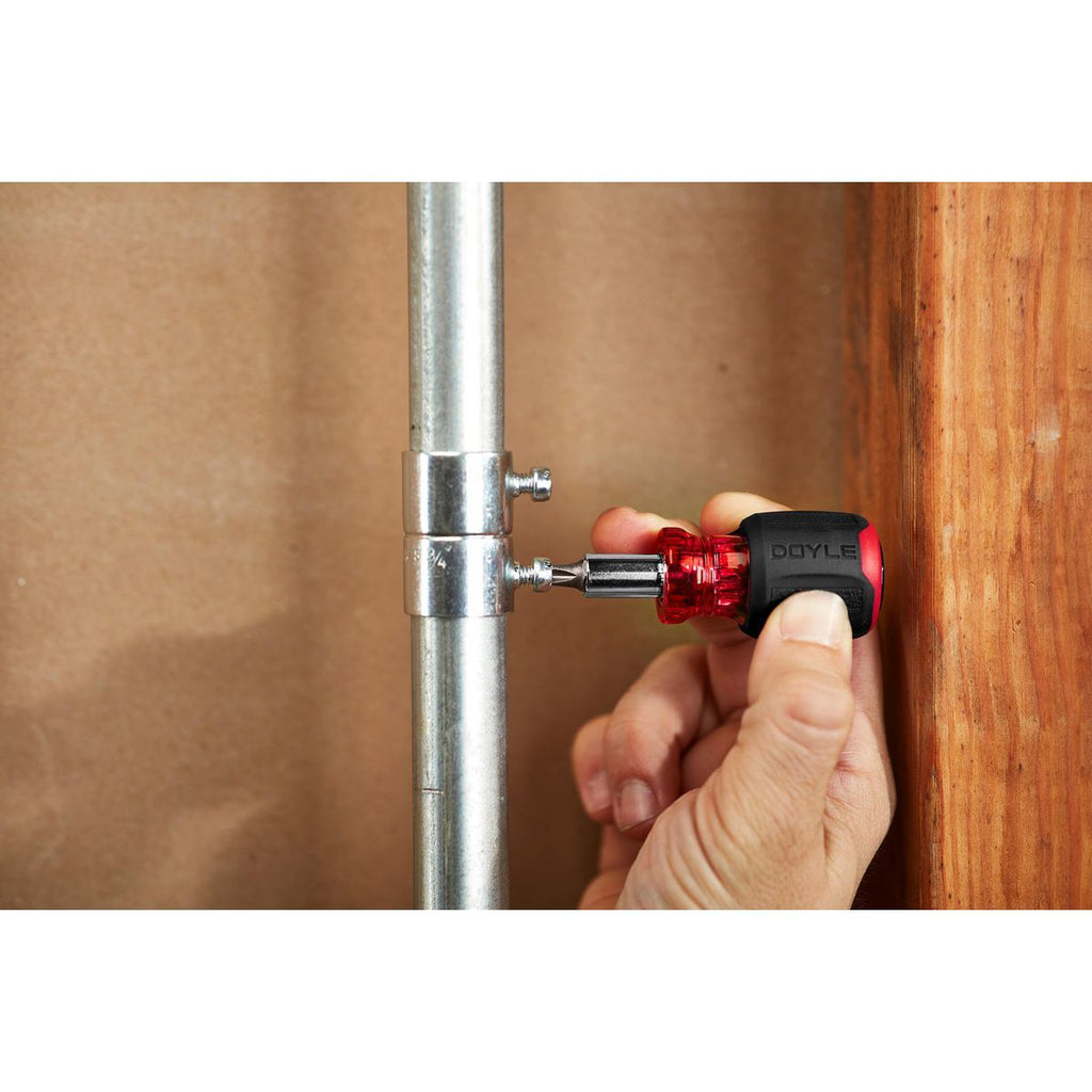 6-in-1 Stubby Multibit Screwdriver/Nut Driver N599