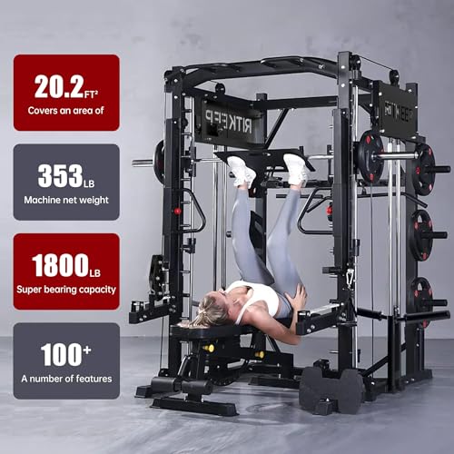 Smith Machine with Jammer Arms & Leg Press P87120