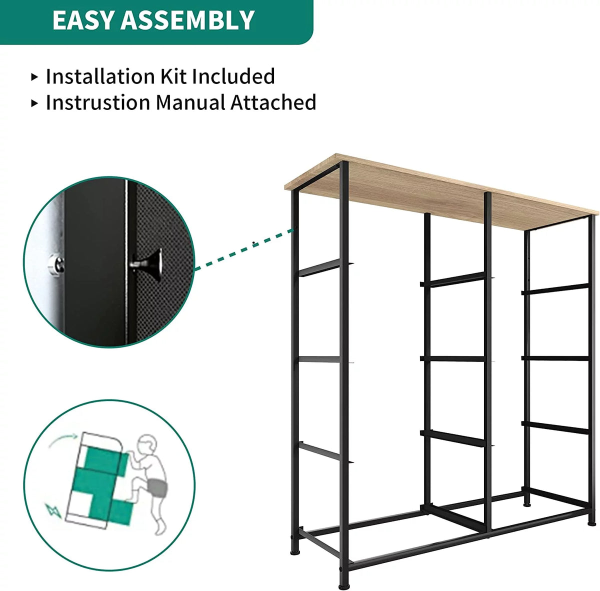8 Drawer Fabric Dresser L434
