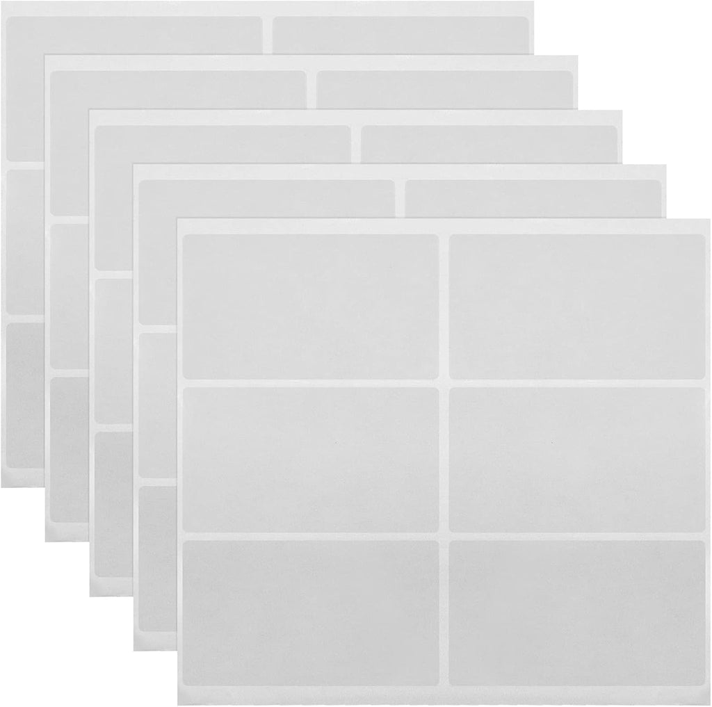 30 Pieces Clear Self Stick ID Card Protective Overlay, 2.05 x 3.3 Inch W869