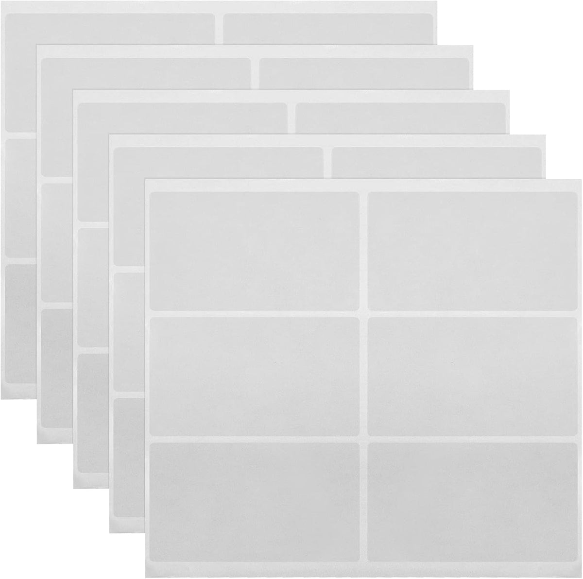 30 Pieces Clear Self Stick ID Card Protective Overlay, 2.05 x 3.3 Inch W869