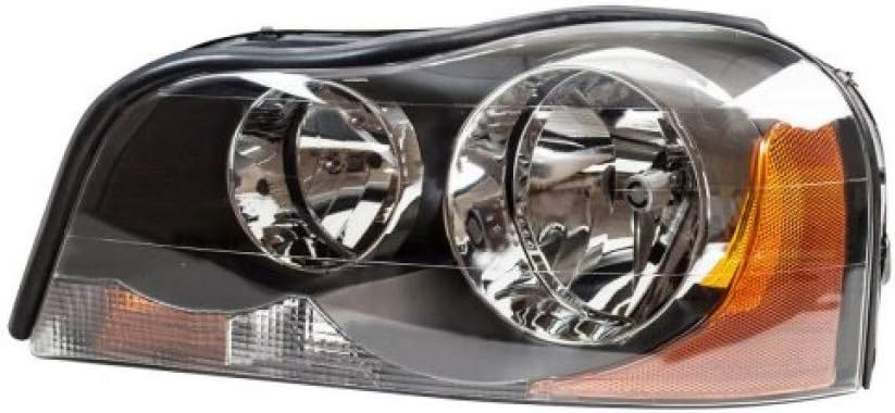 Headlight Assembly Driver and Passenger Side Halogen with Bulbs B3865