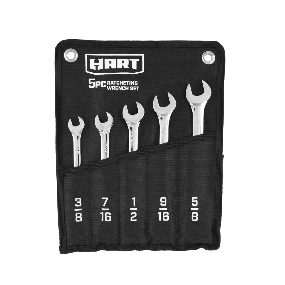 5pc Ratcheting Wrench Set SAE M9024