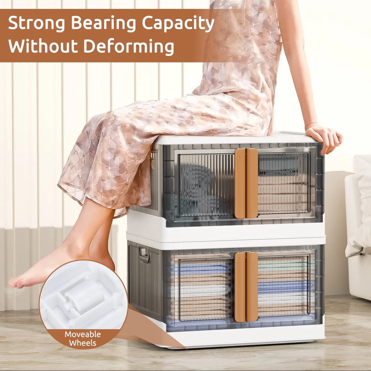 3 Pack 19 Gal Stackable Storage Bins N876