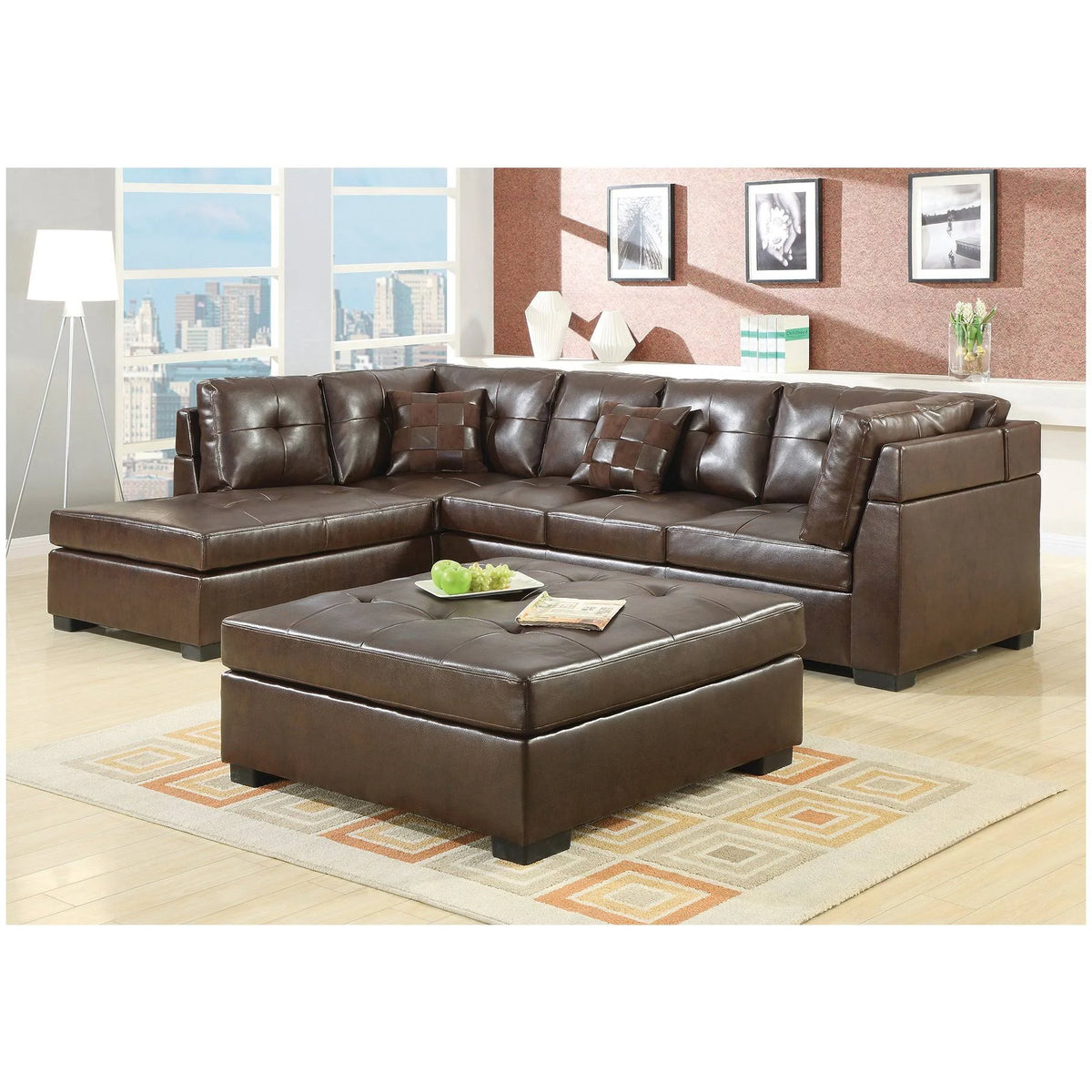 Brown Ottoman M1290