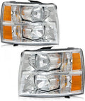 Chrome Housing Amber Reflector Headlight Assembly U644371