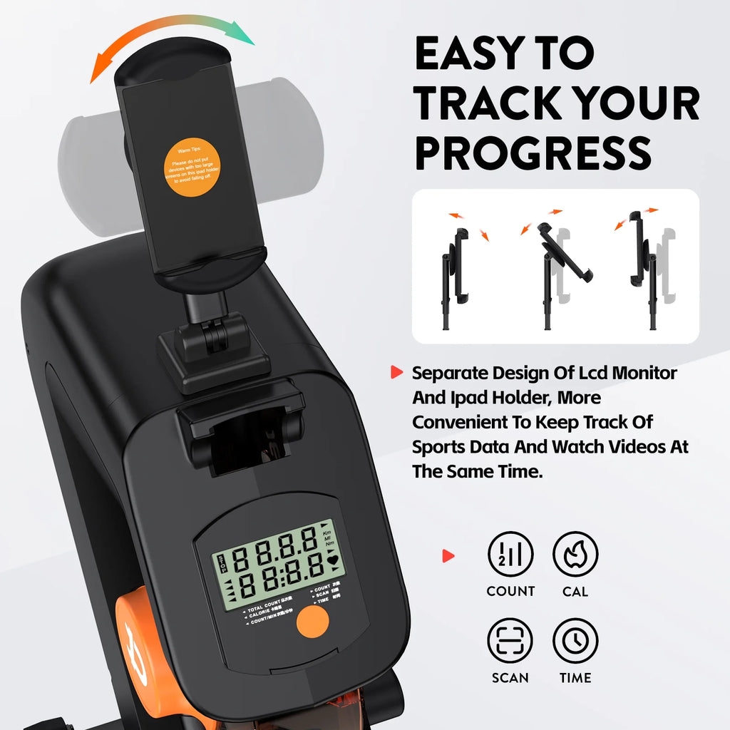 Foldable Magnetic Rowing Machine 8 Level Resistance V44080