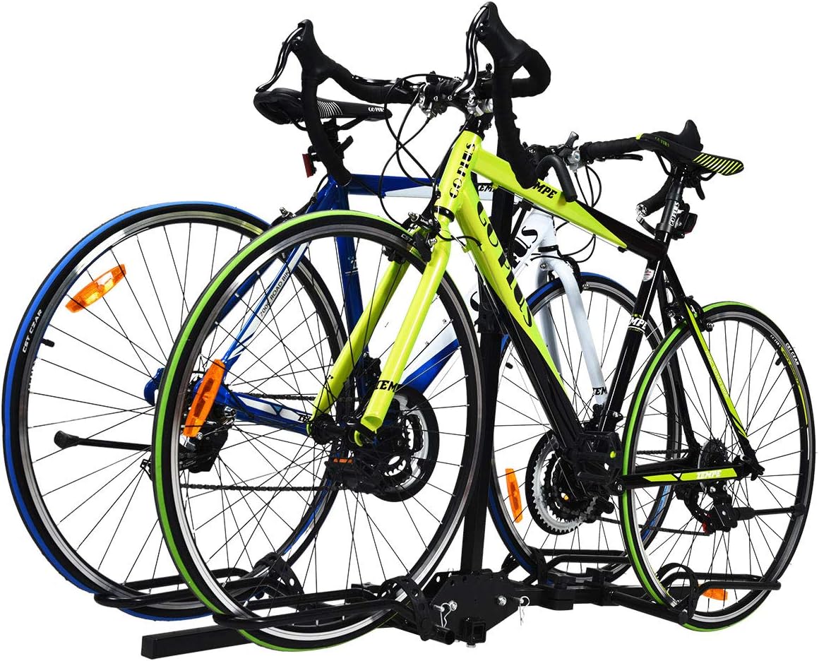 2-Bike Hitch Mount Rack Foldable Receiver H9984