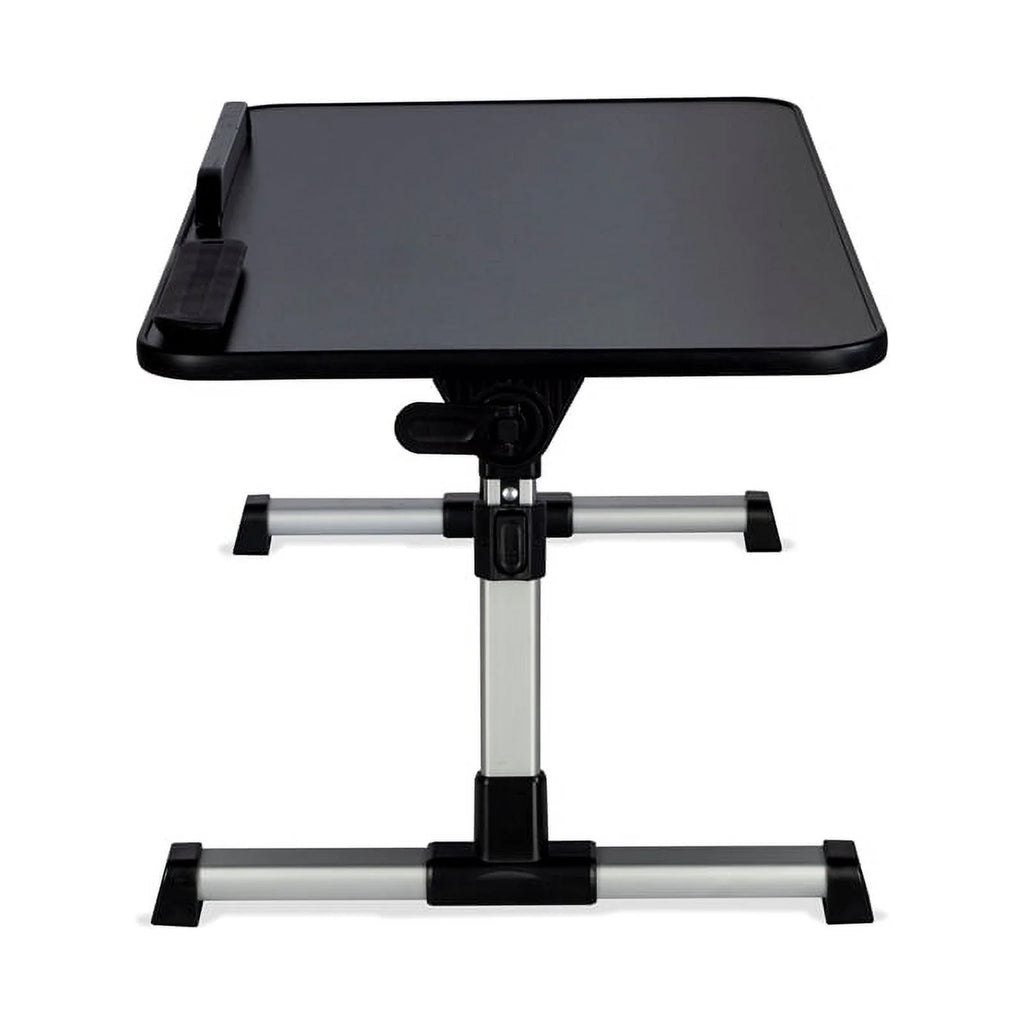 Portable Laptop Tray Table with Adjustable Height and Tilt, Fits Laptops up to 20", Black S8212