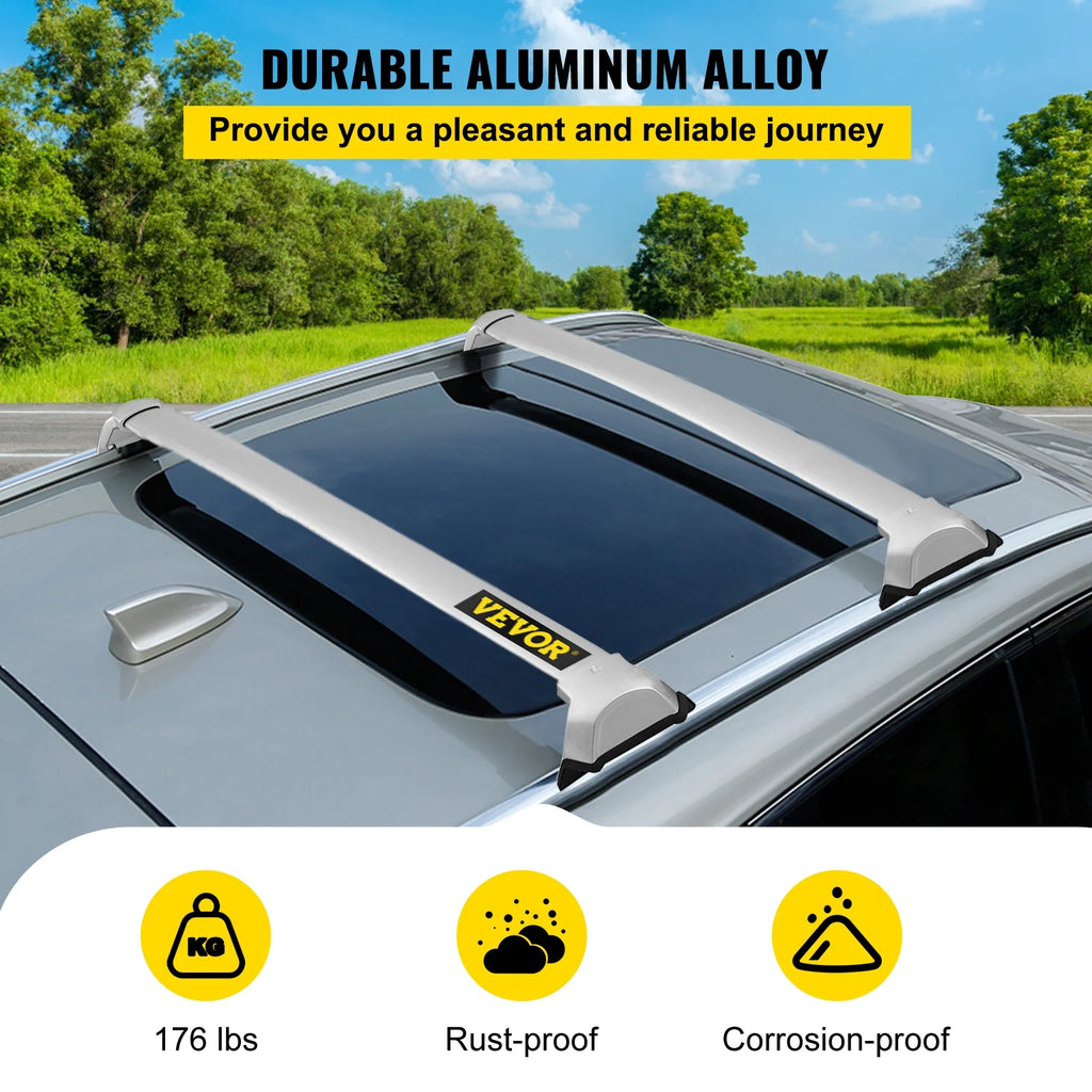 4 Pcs Aluminum Alloy Roof Rack Crossbars for Honda CR-V 2017-2020 X58036