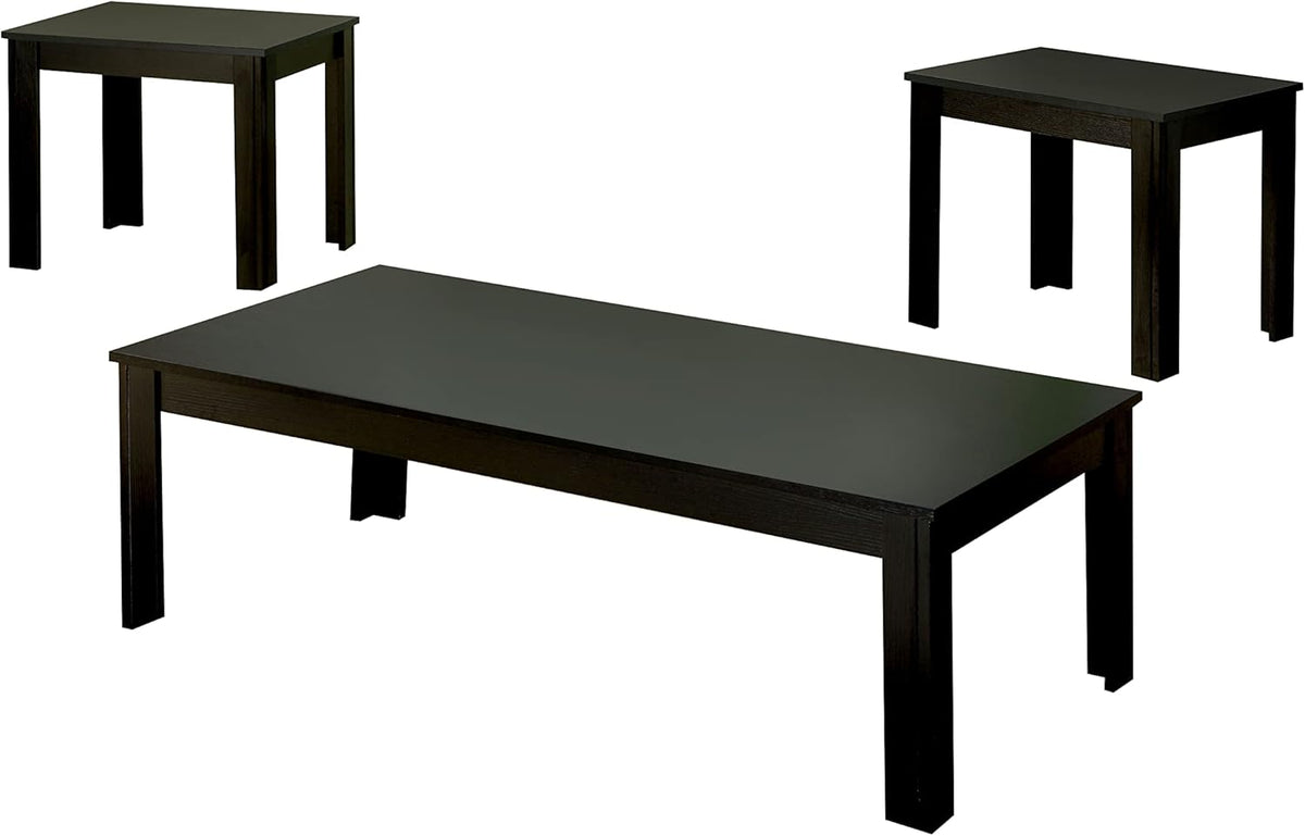 Black 3-Piece Accent Table Set P676304