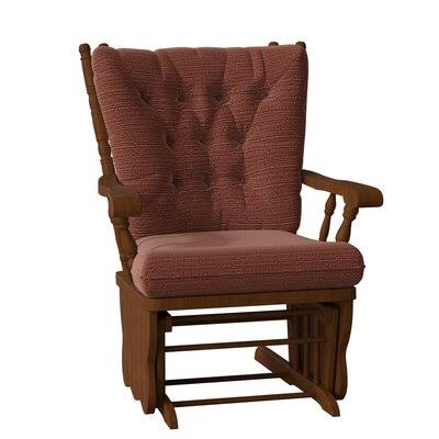 Brown Wooden Rocker Glider J42863