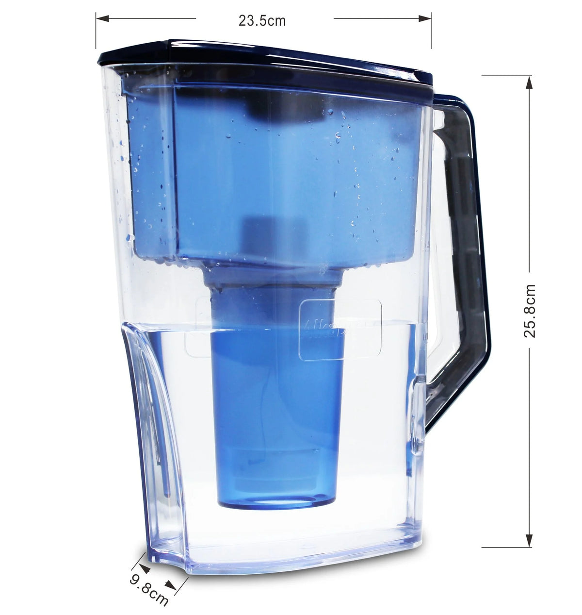 Alkaline Water Pitcher with Replaceable Filter M3126