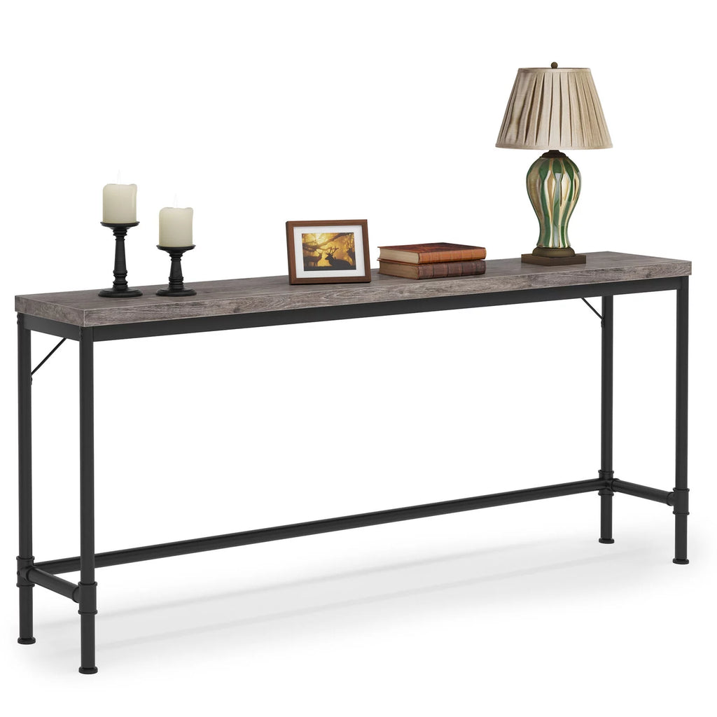 70.9" Grey Console Table A7609