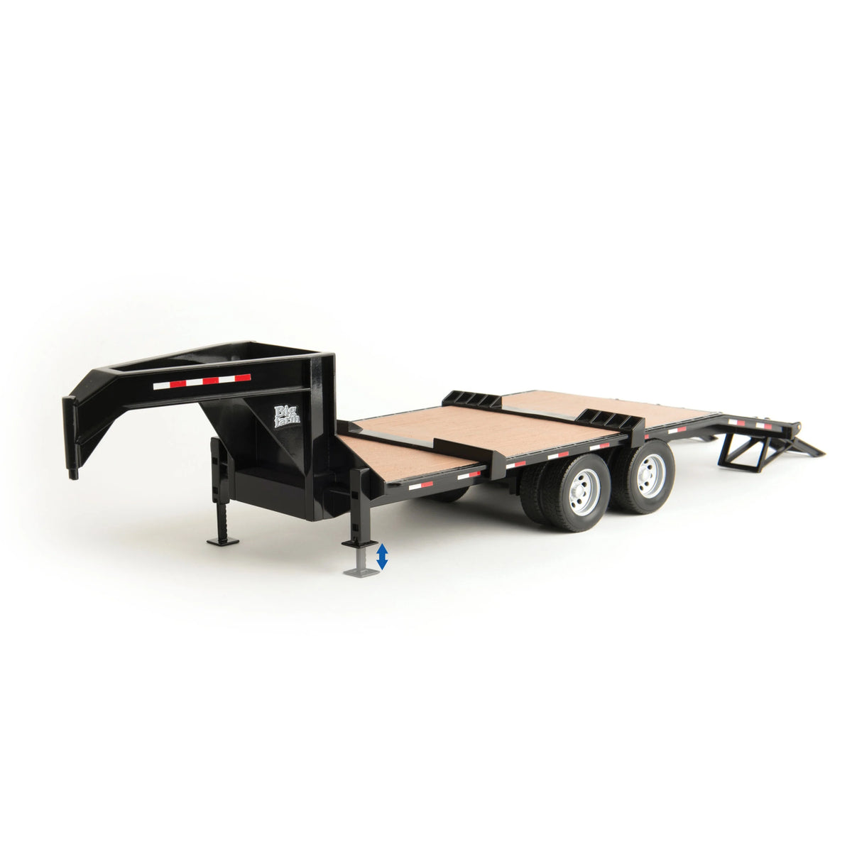 1:16 Scale Ram 3500 with Gooseneck Trailer and Case Construction SV280 Skid Steer Y165908