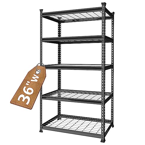 68" W x 24" D x 65" H 7200 LBS Heavy Duty Metal Shelving N904034