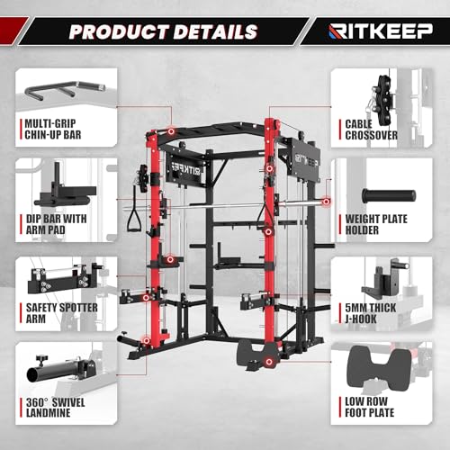 Smith Machine with Jammer Arms & Leg Press P87120