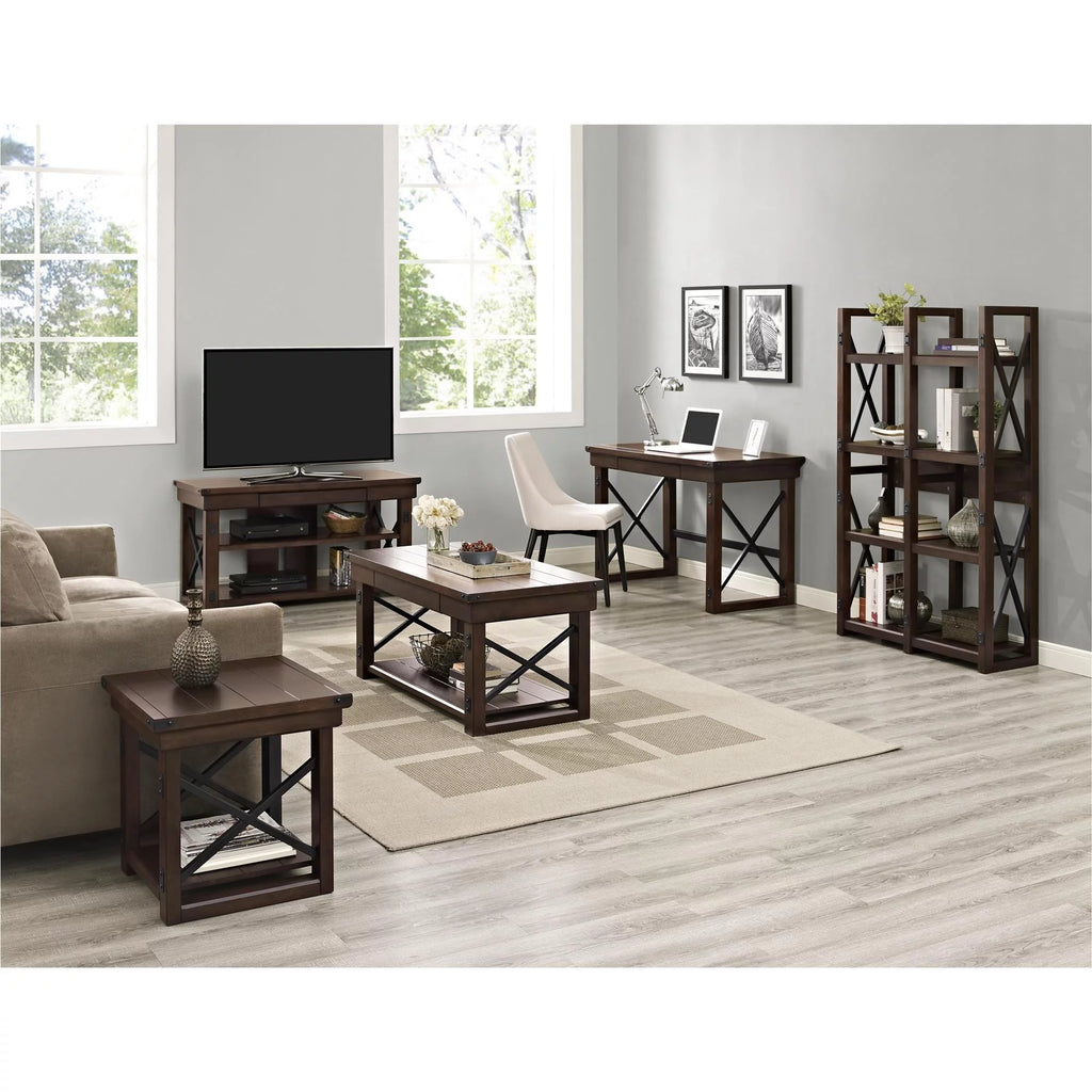 Wood Veneer Computer Desk N756