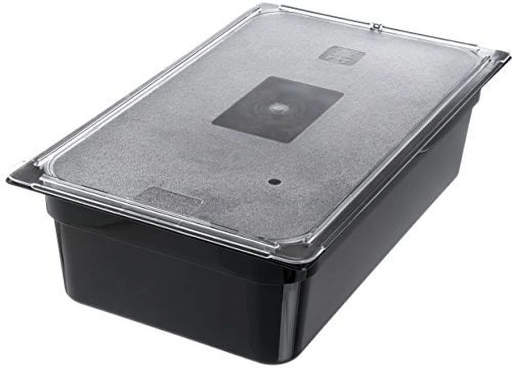 Black Polycarbonate Food Pan Full-Size 6" Deep Q238