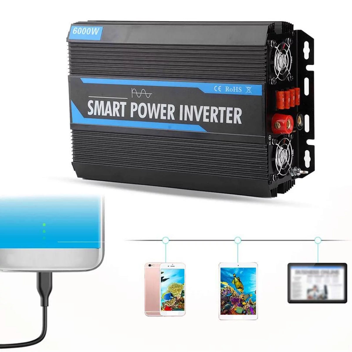 6000W Pure Sine Inverter R264