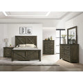 Grey 6-Drawer Dresser with Mirror Set I704