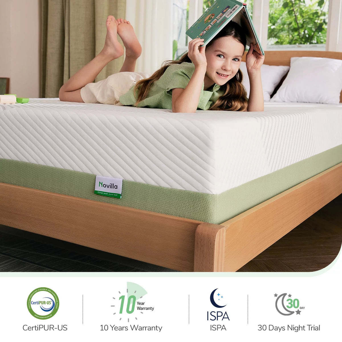 Twin 6 inch Gel Memory Foam Mattress Z6482