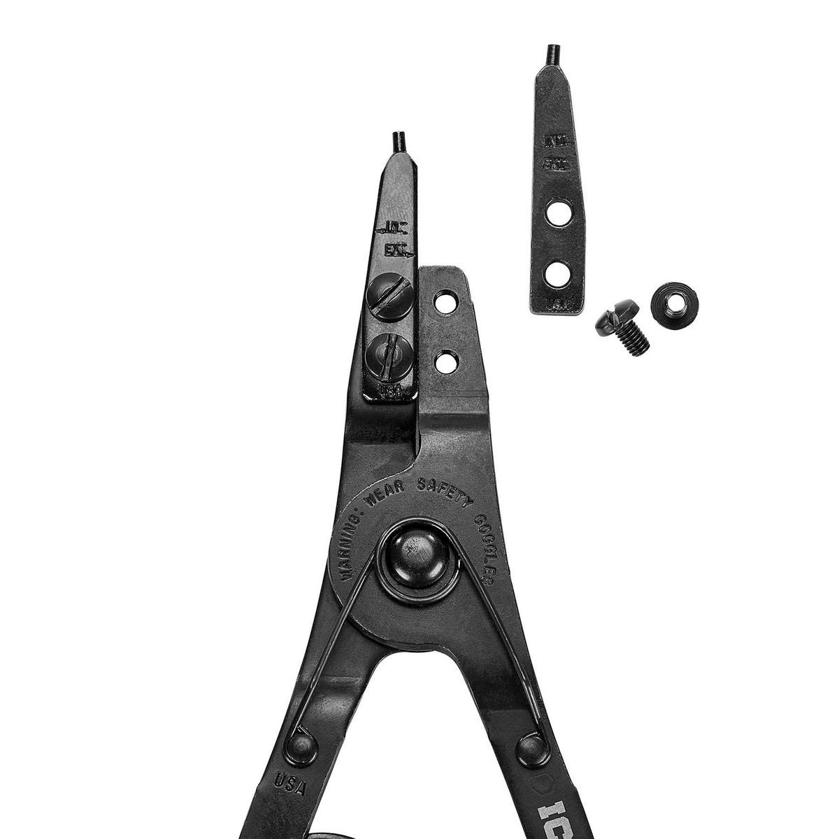 Ratcheting Retaining Ring Pliers Set with Replaceable Tips, 2-Piece K5903